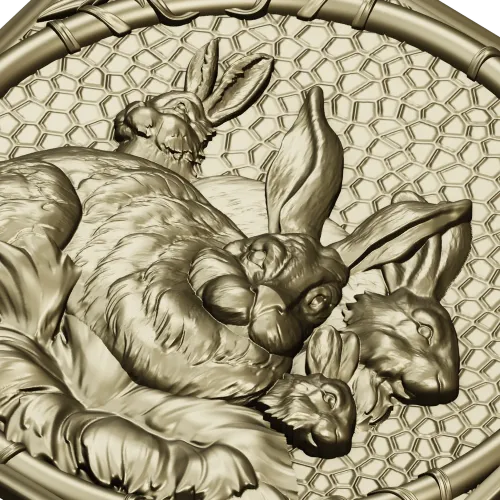 Hare Family Relief STL for CNC Router