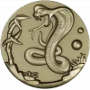 Cobra Medallion STL 3D model for CNC