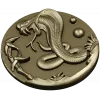 Cobra Medallion STL 3D model for CNC