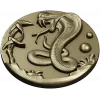 Cobra Medallion STL 3D model for CNC