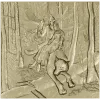 Ivan Tsarevich and the Gray Wolf - High Relief Panel STL