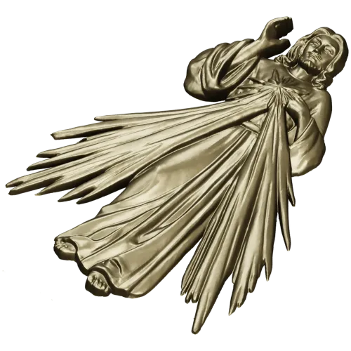 Divine Mercy Jesus - 3D STL Relief for CNC