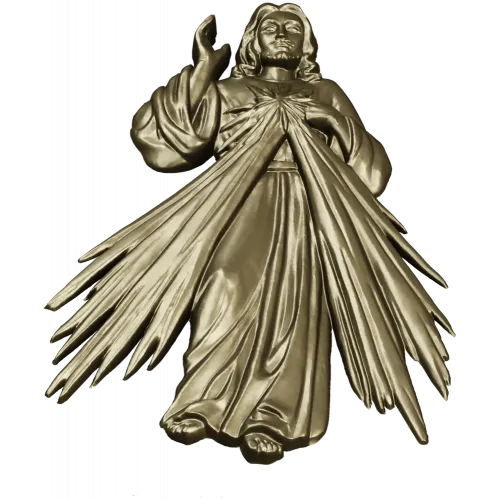 Divine Mercy Jesus - 3D STL Relief for CNC
