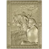 Ilya Muromets high-relief panel STL for CNC