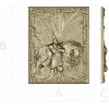 Ilya Muromets relief panel STL for CNC milling