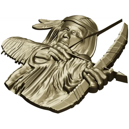 Native Archer Relief STL