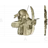 Native Archer Relief STL
