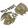 Wild West relief STL for CNC - Cowboy vs Native Chief