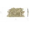 Horse & Saddle Bas-Relief - STL 3D model for CNC carving