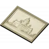 St. Isaac's Cathedral Framed Bas-Relief - STL 3D Model for CNC