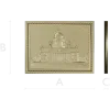 St. Isaac's Cathedral Framed Bas-Relief - STL 3D Model for CNC