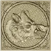 Рельефный медальон "Вепрь" - 3D модель STL для ЧПУ