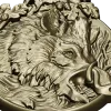 Медальон с головой кабана - высокодетализированная 3D модель STL
