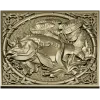 Carp Medallion 3D model in STL for CNC
