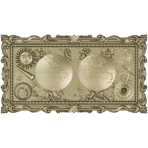 Double Globe Ornate Relief - STL 3D Model for CNC