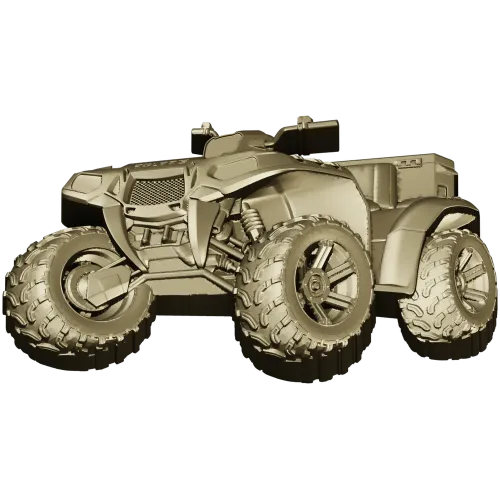 Детализированный квадроцикл - 3D модель в формате STL для ЧПУ
