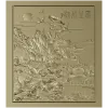 Панно "Вечные журавли" - 3D модель STL для ЧПУ