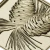 Pinecone Relief Panel STL for CNC Carving