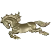 Leaping Horse - High-Relief 3D STL Model for CNC Milling