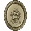 Oval Ship Medallion STL for CNC Routing