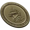Oval Ship Medallion STL for CNC Routing