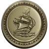 Oval Ship Medallion STL for CNC Routing
