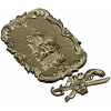 Ship Relief Plaque STL - 3D model for CNC router