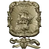 Ship Relief Plaque STL - 3D model for CNC router