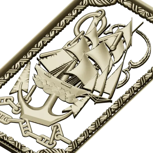 Якорный клипер - 3D модель STL для ЧПУ