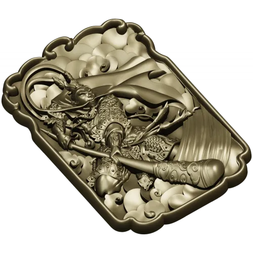 Sun Wukong Monkey King high-relief STL model for CNC milling