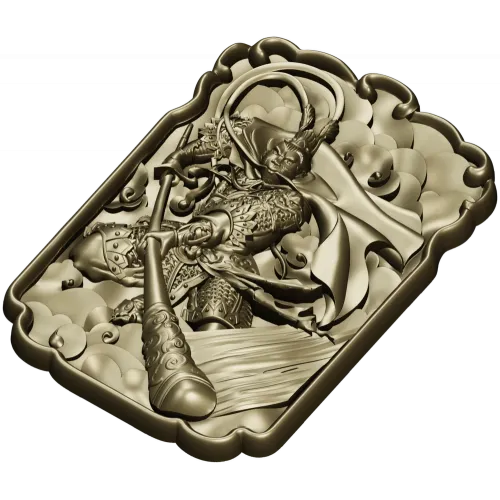 Sun Wukong Monkey King high-relief STL model for CNC milling