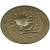 Coronavirus Skull Coin - STL 3D model for CNC