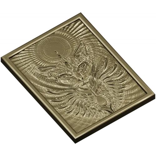 3D модель STL панно "Астральный кот" для ЧПУ - рельефное панно для фрезера