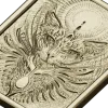 3D модель STL панно "Астральный кот" для ЧПУ - рельефное панно для фрезера