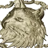 Cat Head Medallion STL - Detailed Bas-Relief for CNC