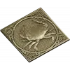 Crab Medallion Relief - STL 3D model for CNC