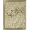 Рельефная 3D модель "Царский Лев" - STL для ЧПУ