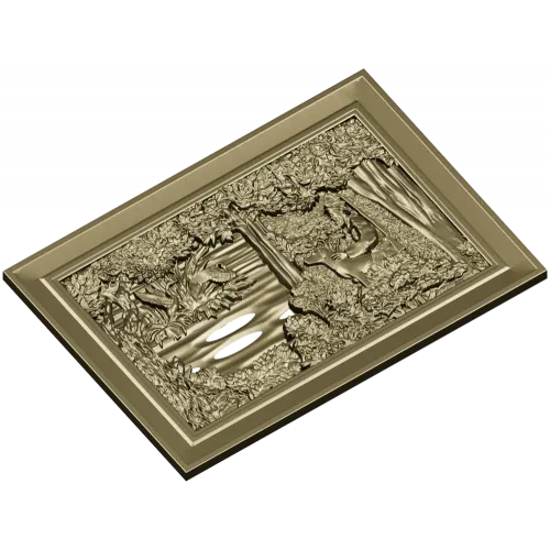 Forest Glade Relief - STL 3D model for CNC carving