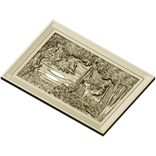 Forest Glade Relief - STL 3D model for CNC carving