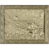 Sunlit Lily Meadow - STL 3D model for CNC carving