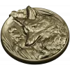 Медальон с лисой - 3D модель STL для ЧПУ