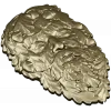 Green Man Oakleaf Relief STL for CNC