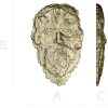 Green Man Oakleaf Relief STL for CNC