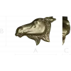 3D модель головы лося в формате STL для фрезеровки ЧПУ