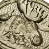 Лось в медальоне - 3D модель STL для ЧПУ
