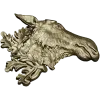 Рельефная 3D модель головы лося в формате STL для ЧПУ