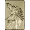 STL модель рельефа "Дуэт лошадей" - 3D модель stl для ЧПУ