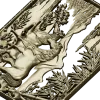 3D модель STL - панно с лошадьми для фрезерной резьбы
