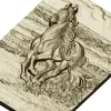 Galloping horse relief STL for CNC