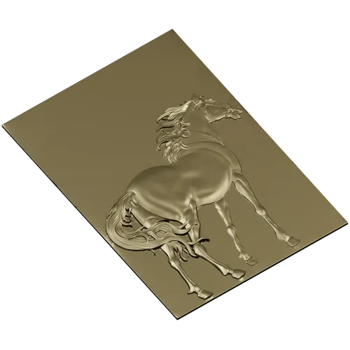 Stallion Relief STL for CNC
